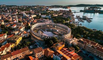 Rent a car Pula grad